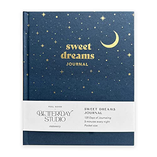 Sweet Dreams Journal: Pocket Size Wellness and Mindfulness Journal, 5-Minute Mental Health Journal for Night Journaling, Wellbeing Journal with Reflection Tools for Self-Care - Navy Blue Sweet Dreams Journal: Pocket Size Wellness and Mindfulness Journal, 5-Minute Mental Health Journal for Night Journaling, Wellbeing Journal with Reflection Tools for Self-Care - Navy Blue