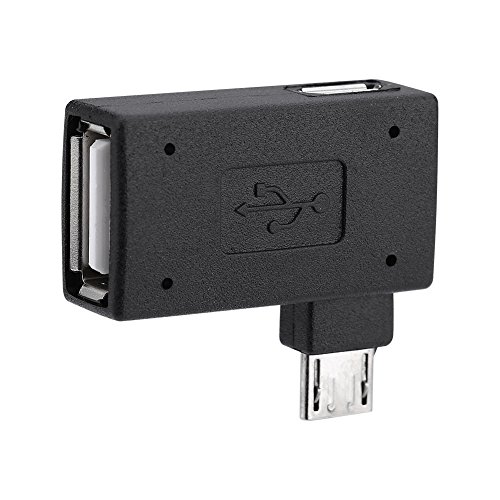 Adattatore USB OTG Per Fire TV Stick - Micro USB Con Alimentazione, Nero, 2 Pezzi - Foto 4