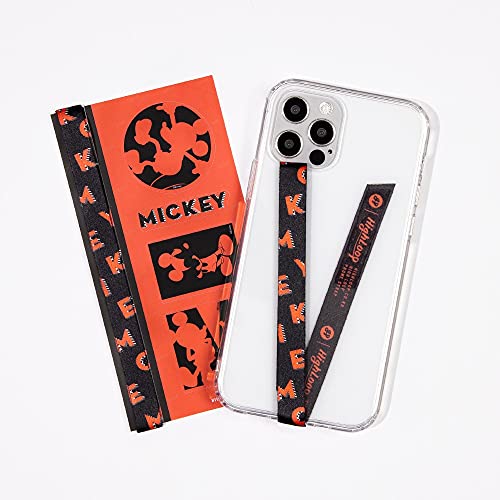 スマホケース ハンドストラップ フィンガーストラップ 落下防止 ワイヤレス充電対応 phonestrap ディズニー