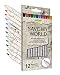 Produktbild ONLINE 12x Buntstifte Set aus recyceltem Zeitungspapier I umweltfreundliche Malstifte I Stifte-Set zum Zeichnen, Malen, Skizzieren, Schreiben I für Kinder, Schule, Erwachsene