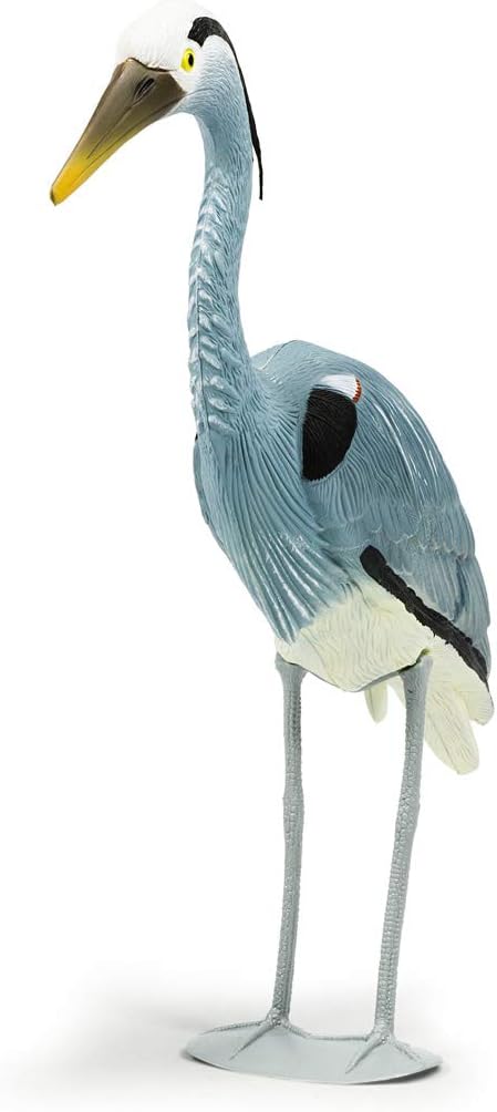 Aquascape 81030 Blue Heron Bird Decoy for Pond, Waterfall, Landscape, and Garden Features,Gray