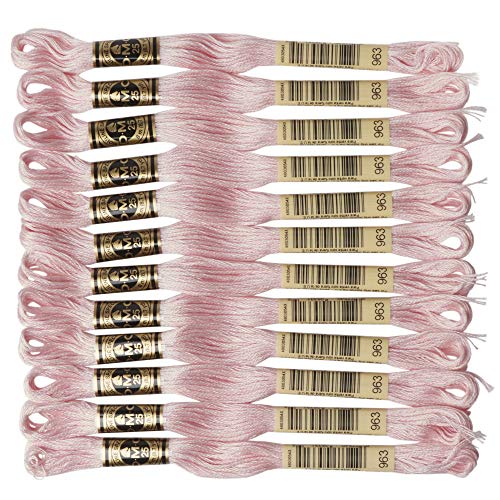 Image of DMC 6-Strand Embroidery Cotton Floss, Ultra Very Light Dusty Rose