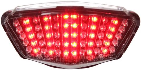 Integrated Sequential LED Tail Lights Clear Lens for 2008-2012 Kawasaki Ninja 250R