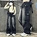 Black Baggy Jeans y2k Baggy Jeans for Girls Streetwear Y2k Cute Cargo Pants Teen Girl Denim High Waist Wide Leg Back to School Fashion Jean
