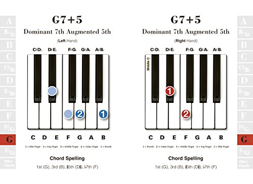 Piano & Keyboard Chords: Easy-to-Use, Easy-to-carry, One Chord on Every Page