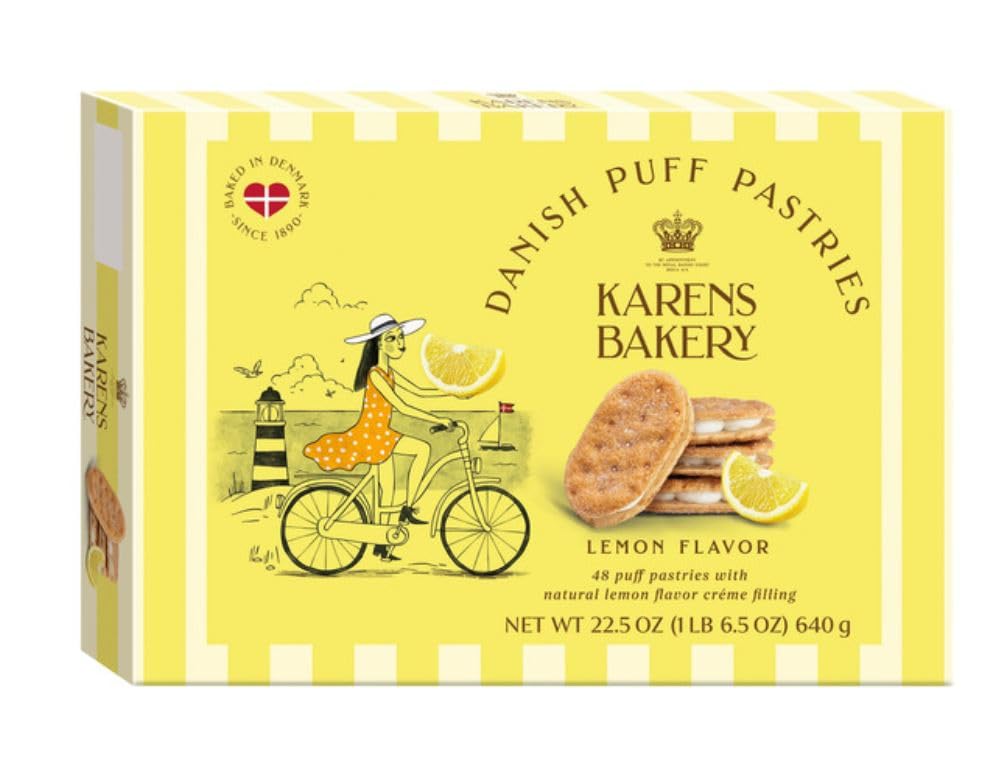 Danish Puff Pastries, Lemon Flavor,KB 22.5 oz