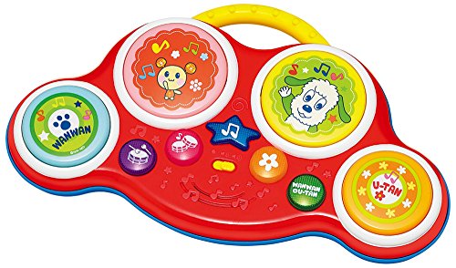 ローヤル ワンワンとうーたんのリズムでタッチ レッド 33.0×4.9×19.5cm 5239 プラスチック 1歳から