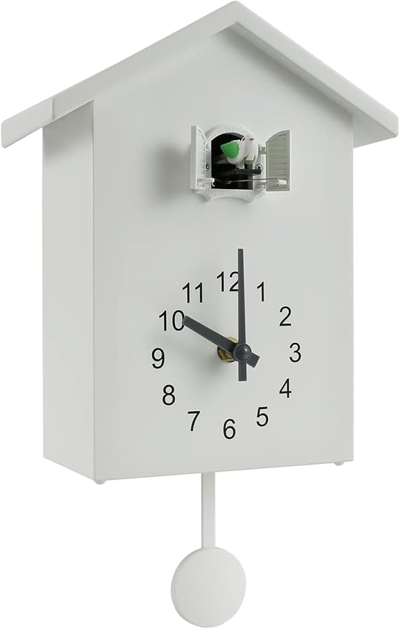 Cookoo Clock Cuckoo Clock Cuckoo Wall Clock, Cuckoo Bird Voices Call Design Clock Pendulum Pendulum Battery Powered Wall Art Home Living Room Kitchen Office Decora Kookoo Clock