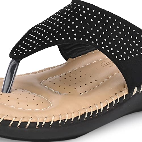 Image of Centrino Women Thong Sandals & Comfortable Ortho Care Sandal For Ladies | Fashion Wear Sandal & Chappal | Soft Cushioned for More comfort (2855)