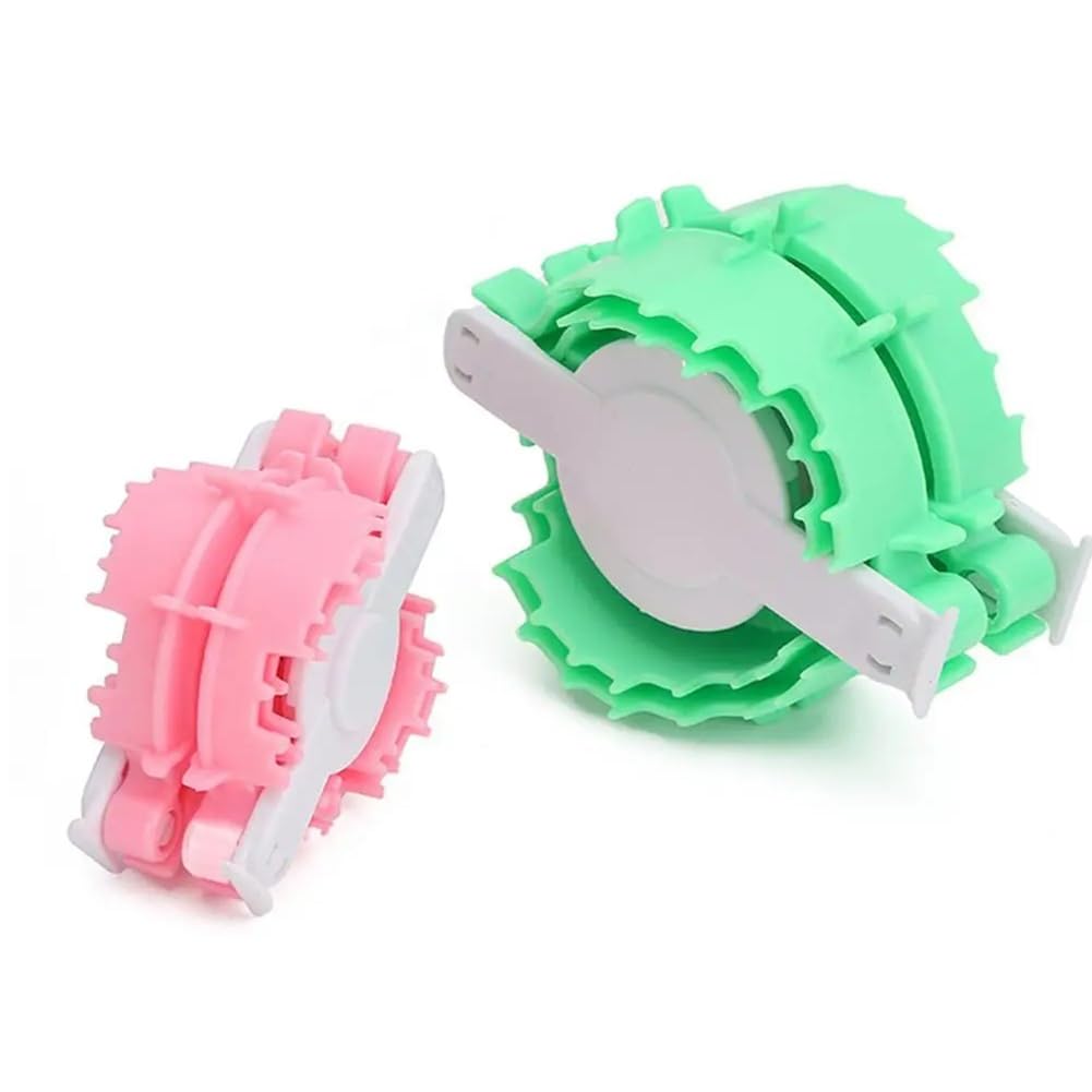 Rersduyt D Pom Pom Maker Fluffs Ball Weaving Tool Heart Shape Crochet Yarn Pom Pom Maker 2Pcs Portable Handmade Ball Weaving Tool