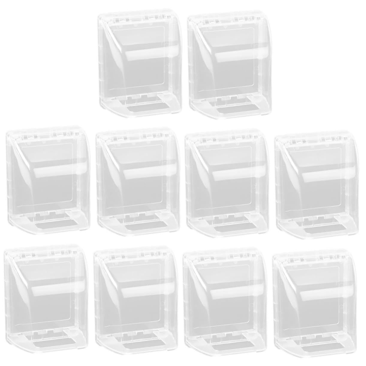 10pezzi Coperchi Outlet Elettrici Impermeabili Per Bagno Di Protezioni Per Prese Per Cucine e Ambienti Umidi Facili Da Installare e Versatili