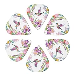 Garden with Birds and Flowers Lot de 6 médiators pour guitare acoustique, guitare électrique, basse, ukulélé – fins… - Les Beatles, Paul McCartney, John Lennon, RIngo Starr, George Harrison Garden with Birds and Flowers Lot de 6 médiators pour guitare acoustique, guitare électrique, basse, ukulélé – fins… – Image 4
