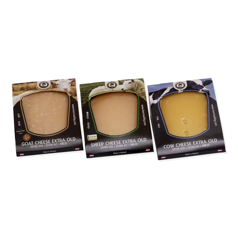 Henri Willig Geschenkset Extra alter Käse Kuh Ziege Schaf