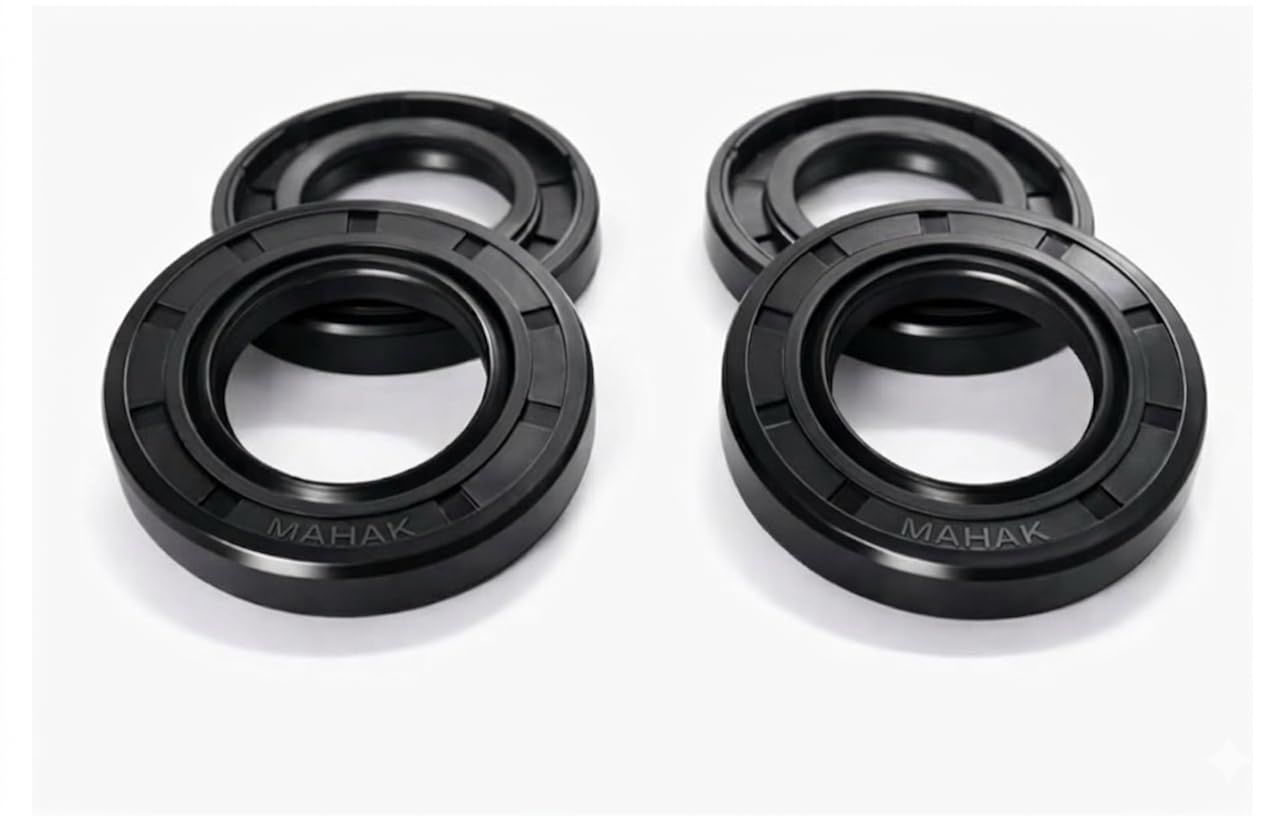 MAHAK 45X62X8 mm TC Type Double Lip Oil Seal (ID x OD x Width) (Pack of 5) NBR Rubber Rotary Shaft Seal-picture-10