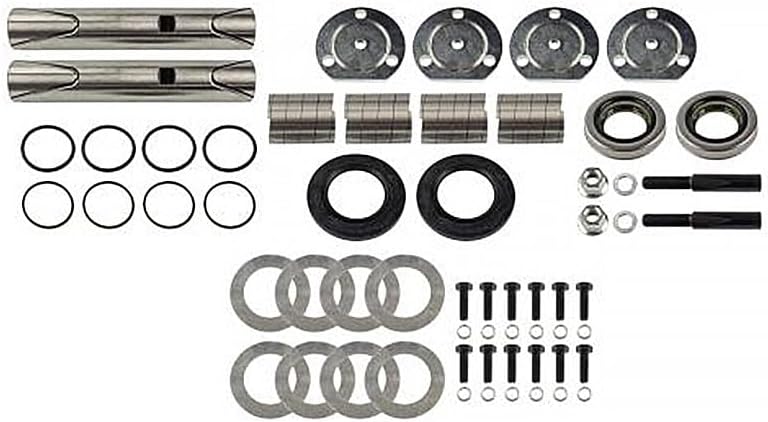 Mytee Products King Pin Kit for Trucks - Complete Front Axle Steering Repair Set with Hardware Replaces K120E R202007 306-K120E