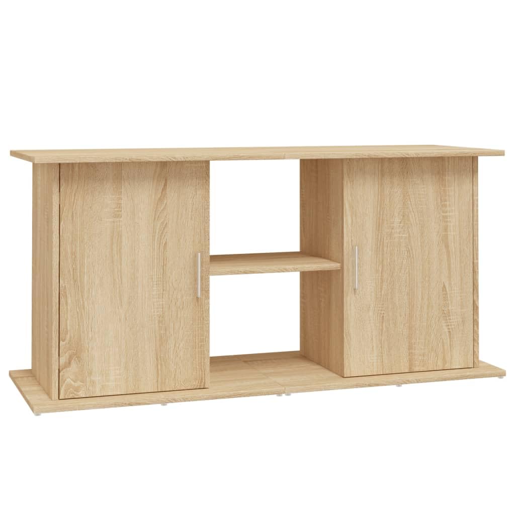 vidaXL Soporte de Acuario Madera ingeniería Roble Sonoma 121x41x58 cm