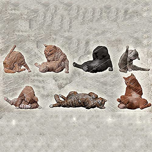 Figurines en résine haut de gamme 1/16 équipage de chats modernes miniatures gk