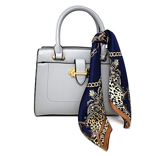 Neckerchief for Women - 100% Mulberry Silk Neck Scarf - Size: 21 x 21 Inches3