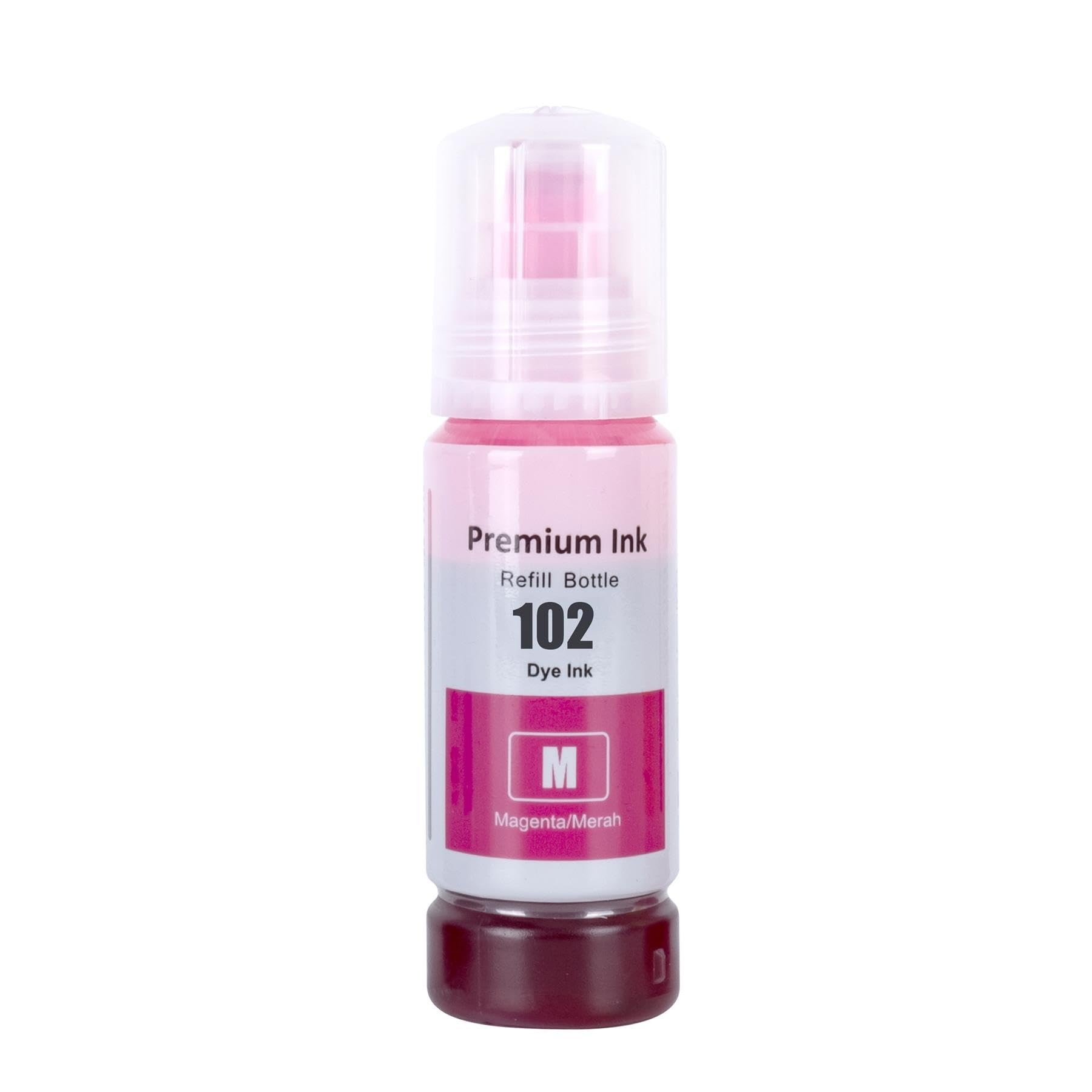 Go Inks 1 Magenta 70ml Ink Bottle to replace Epson 102 Compatible/non-OEM for EcoTank Printers