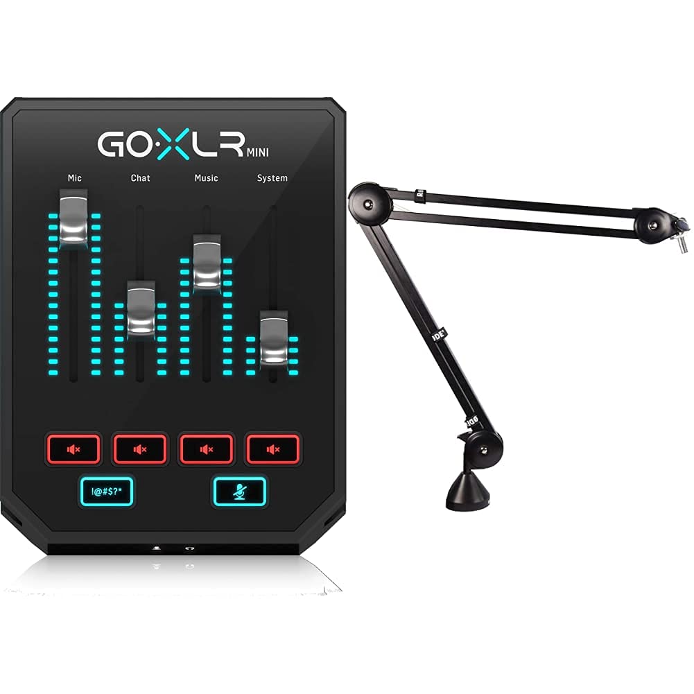 GoXLR Mini Mixer & USB Audio Interface for Streamers, Gamers