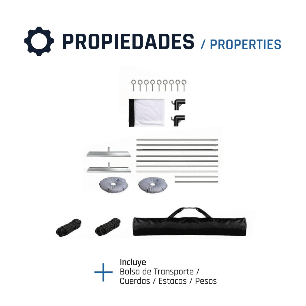 iggual Pantalla Proyección 100" 16:9 Plegable Portátil con Soporte Visión 120º Compatible 4K Interior Exterior Bolsa Transporte