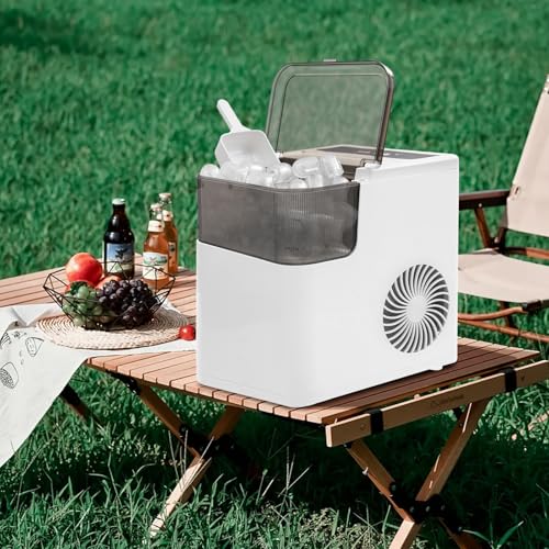 Máquina Portátil de Hielo para Encimera 1.4L 110V Blanca miniatura 7