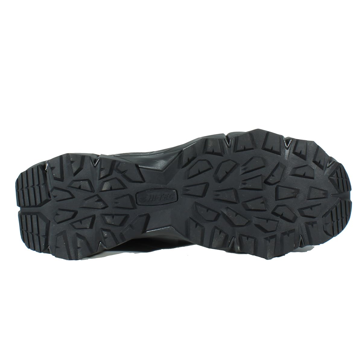 HI-TEC - Zapatillas Trekking Hombre Kinyeti WP | Zapatillas Montaña Hombre, Senderismo | Pies Secos con Membrana Impermeable, Tracción Óptima, Cómodas | Black/Orange Rust, 40