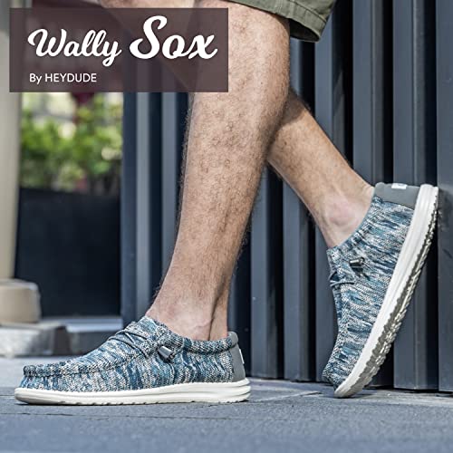 Image of HEYDUDE Men's Wally Sox Polar Camo Size 13 | Men's Shoes | Men's Lace Up Loafers | Comfortable & Light-Weight