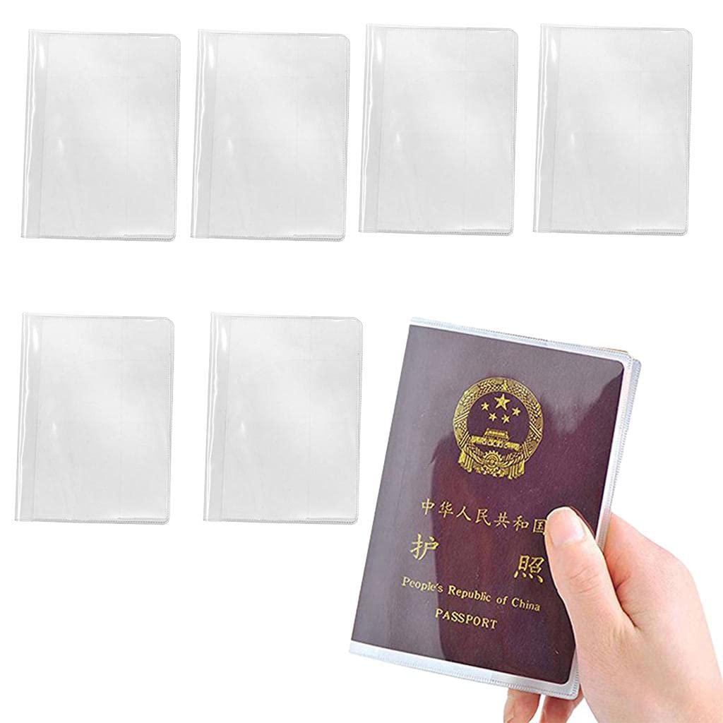 CALANDIS™ 6Pcs Waterproof Passport Cover Clear Plastic ID Card Protector Case Clear | Mens Accessories-image-31