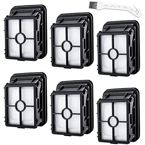 6 Pack 1866 Vacuum Filter Replacement for Bissell Crosswave Pet Pro and Cordless Max 2306A 1785 1785A 2211W 2554 2590 2593 2596 Filter Compare to Part 1608684 LUXRILIX