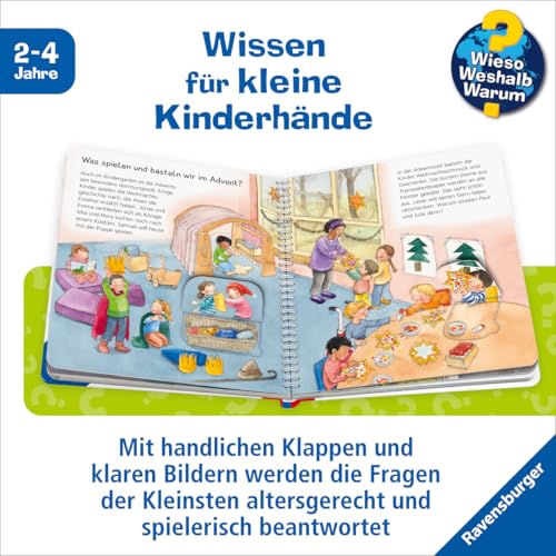 Wieso? Weshalb? Warum? junior, Band 44: Was machen wir an Weihnachten? (Weihnachtsbuch ab 2 Jahre - mit Klappen) (junior, 44)