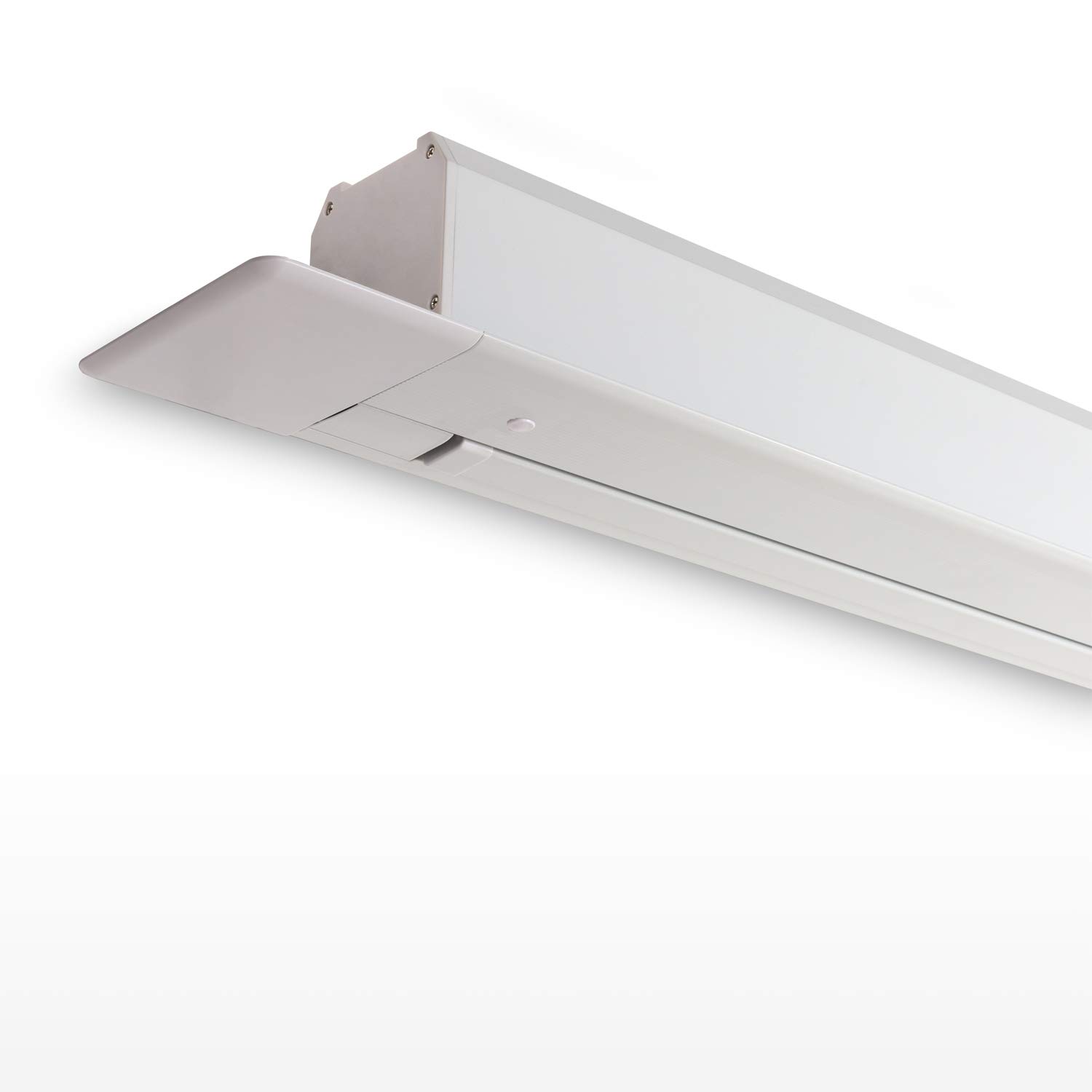 ESMART Expert CSX Schermo da incasso a soffitto 221 x 125 cm (100") 16:9 | Telecomando a infrarossi | Controllo del trigger | Schermo di proiezione del motore del proiettore elettrico per home cinema