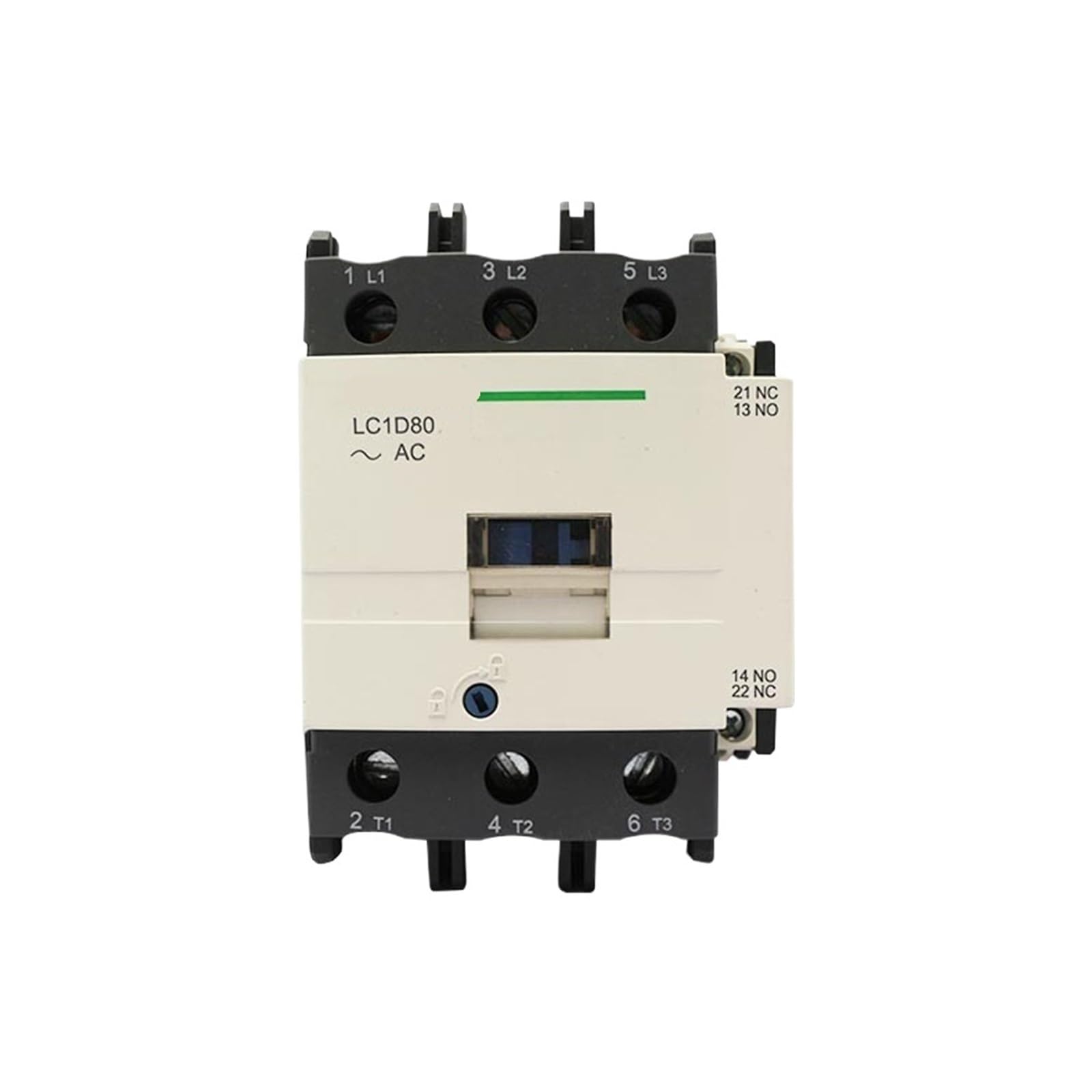 Contactor eléctrico magnético de CA de protección de motor 3P LC1D80 220-230 V, contactor trifásico con control de motor, 1 unidad