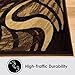 Home Dynamix Catalina Picasso Contemporary Artistic Swirl Area Rug, Black/Brown, 5'3