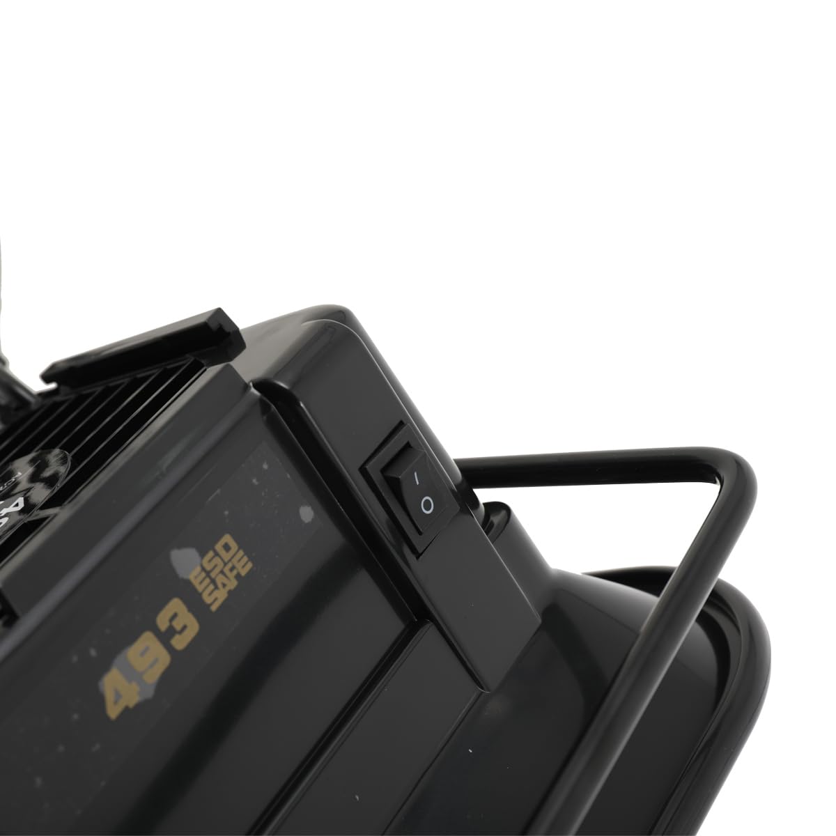 Aspiratore Fumi Saldatura da Banco Compatto con Filtro a Carboni Attivi, aspiratore di fumo Silenzioso ≤52dB, Angolo Regolabile, per Banco Lavoro DIY e Riparazioni