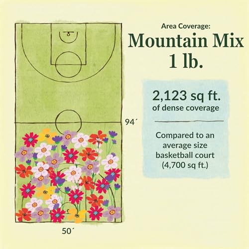 Image of Ferry-Morse Rocky Mountain Bulk Wildflower Seeds, 200,000+, 1 lb