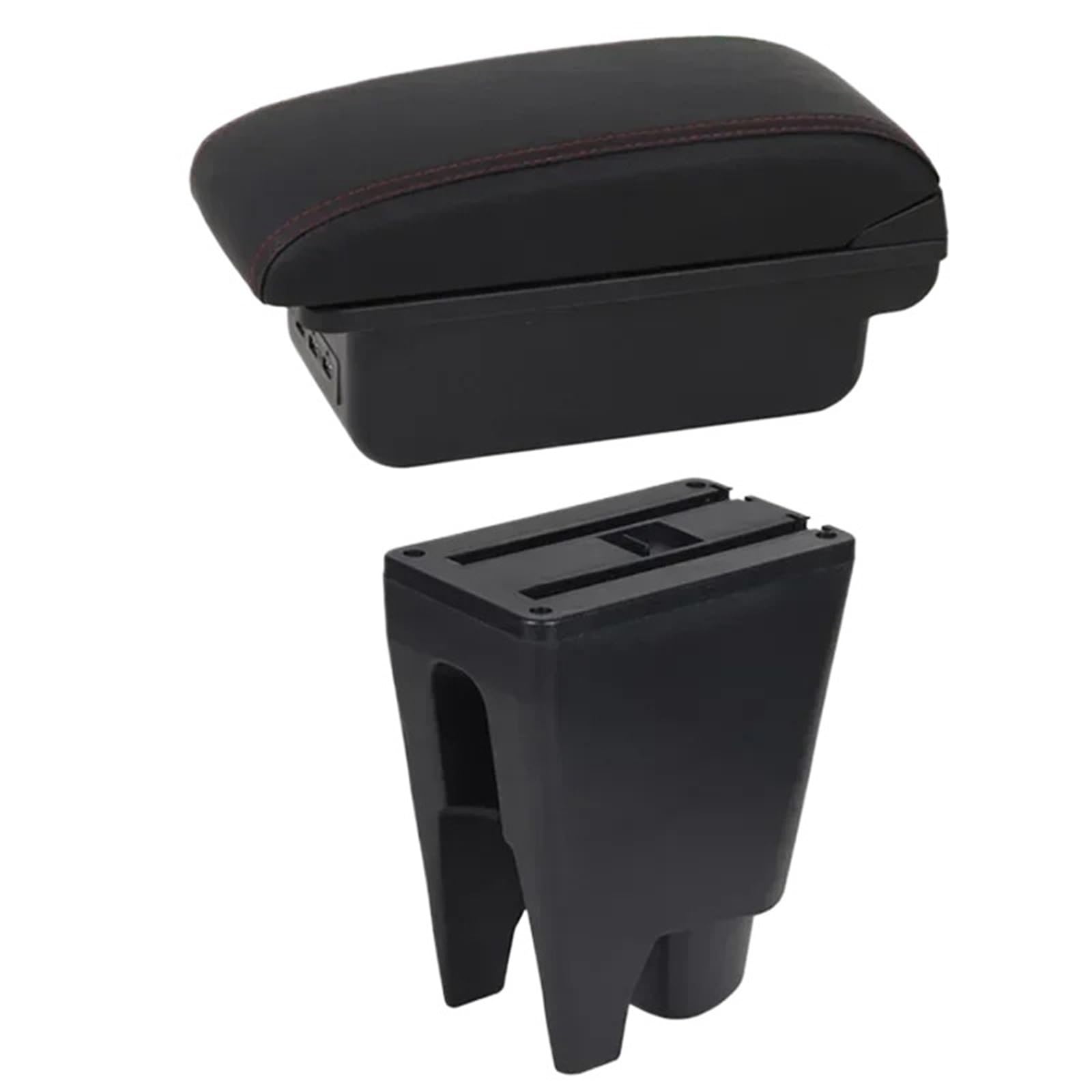 JMOLXURI Car Armrest Box For Peugeot 107 Car Armrest Box Center Console