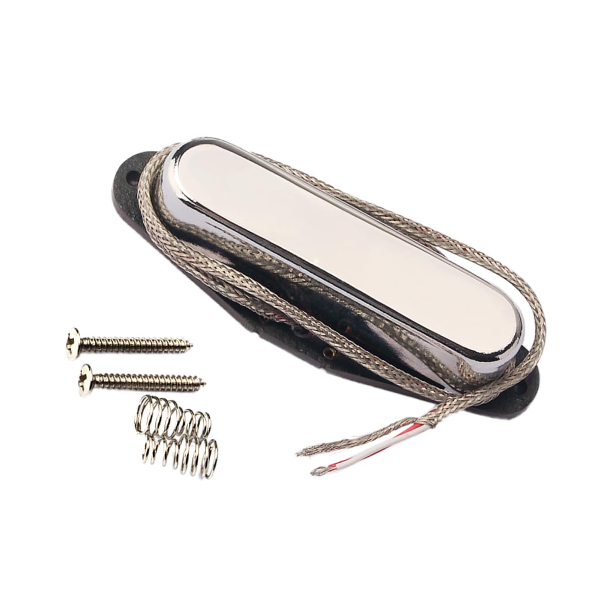 SUPVOX 3pezzi Pickup Per Chitarra Elettrica Collo Cromato Design Vintage Con Struttura e Filo Compatibile Con e Bassi Prestazioni Ottimali e Toni Caldi