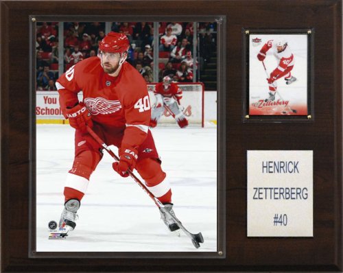 NHL Henrik Zetterberg Detroit Red Wings Player Plaque
