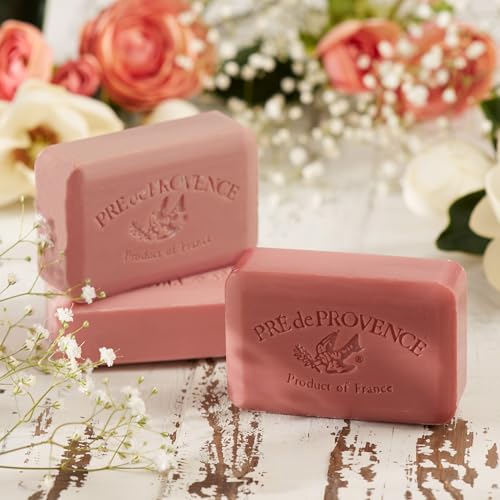 Image of Pre de Provence Artisanal Soap Bar, Enriched with Organic Shea Butter, Natural French Skincare, Quad Milled for Rich Smooth Lather, 8.8 Ounce, Mangosteen