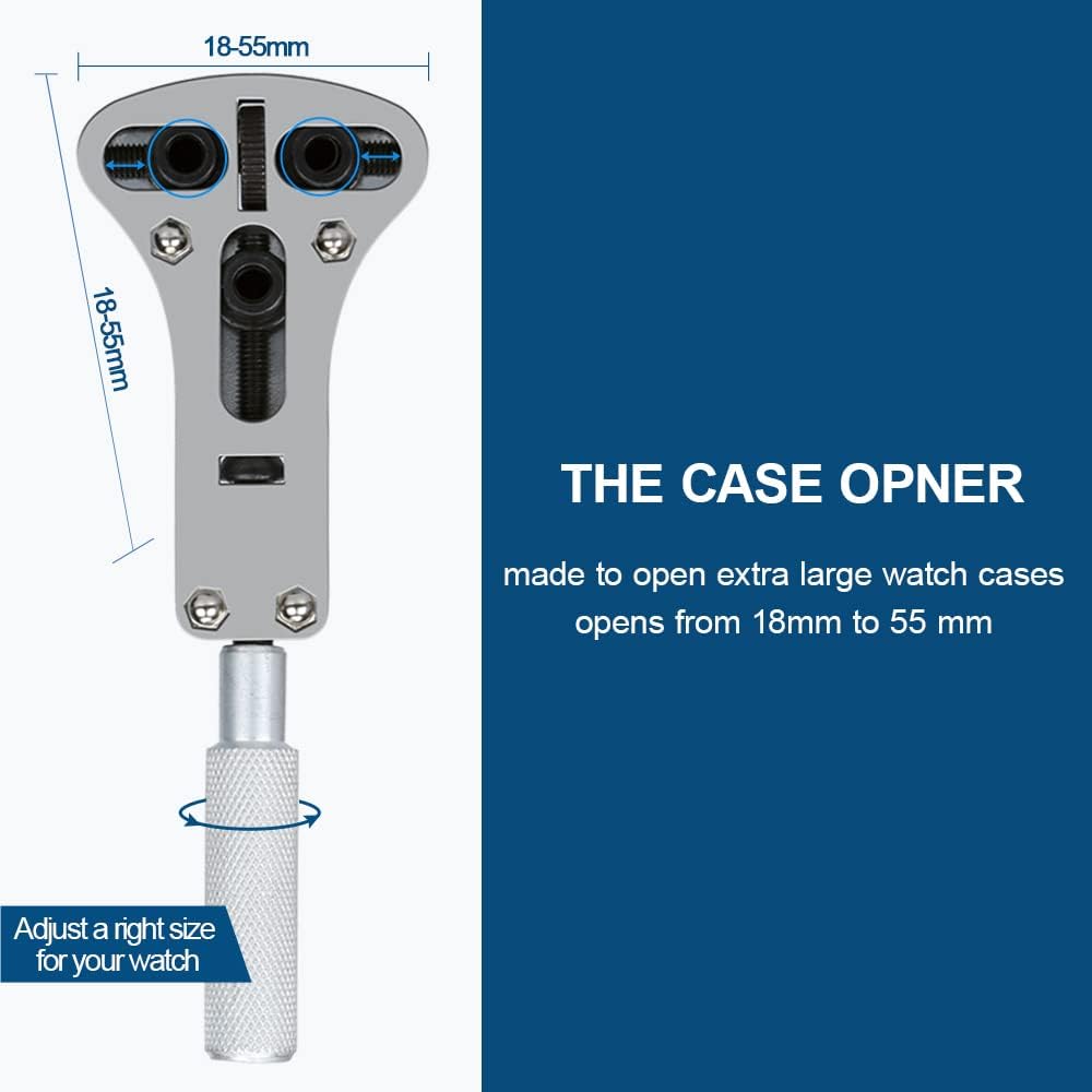 Watch Repair Kit, Professional Watch Repair Tool, RARTOP Watch Battery Replacement Tool Kit 208pcs, Professional Spring Bar Tool Set, Watch Band Link Pin Tool Set with Carrying Case : Clothing, Shoes & Jewelry