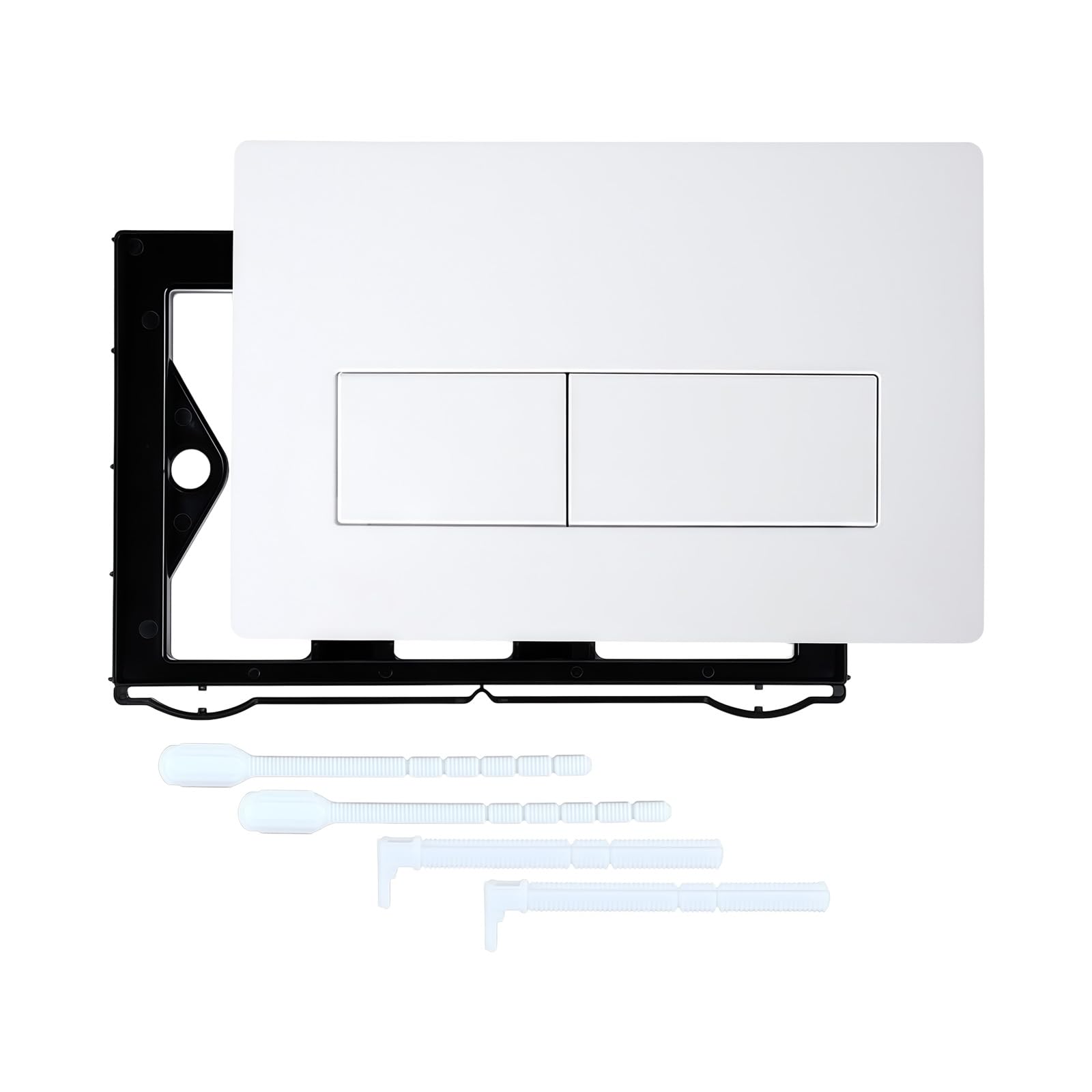 Upgrades Water Tanks Button Panel Construction Easy Installs Strong Bathroom Flush Panel for Bathroom Permanent ABS Wash