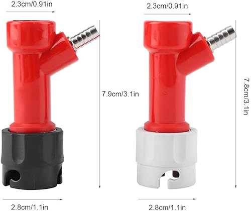 Miniatura 5 de Juego de 2 piezas de acoplador de bloqueo de pasador de 14 pulgadas de alto, pieza de montaje de barril de maíz, juego de desconexiones rápidas de