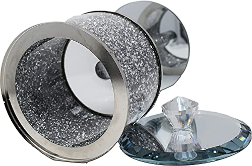 Bling Candy Jar Sparkle Ornament Crushed Diamond Gift | Crystallized Kitchen Jar Storage Box Canister #TOP3