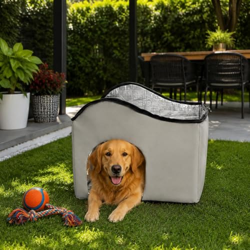 Abri animal imperméable lavable à grande ouverture pour grands chiens - 5