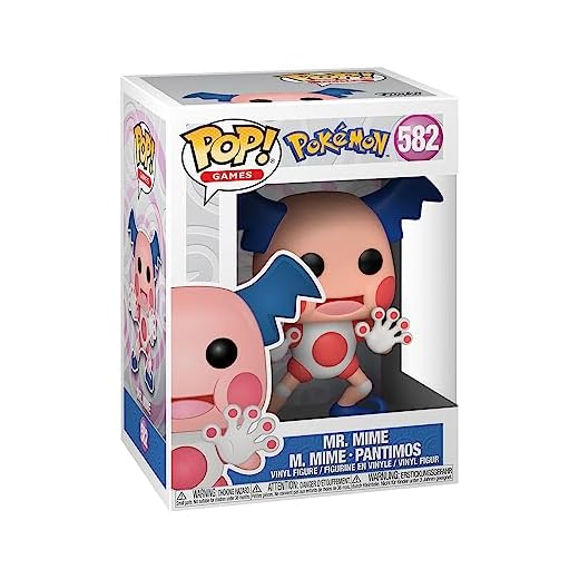 Funko Pop! Games: Pokemon - Mr. Mime - Figura in Vinile da Collezione - Idea Regalo - Merchandising Ufficiale - Giocattoli per Bambini e Adulti - Video Games Fans - Figura per i Collezionisti