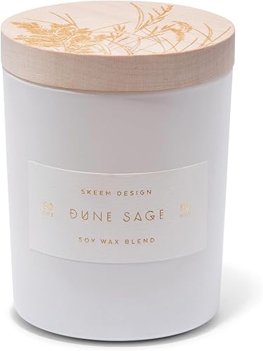 Miniatura 9 de Skeem Print Block - Vela perfumada de grosella negra, mezcla de bayas maduras, mandarina y pomelo, cera de soja, aceites totalmente naturales, vela