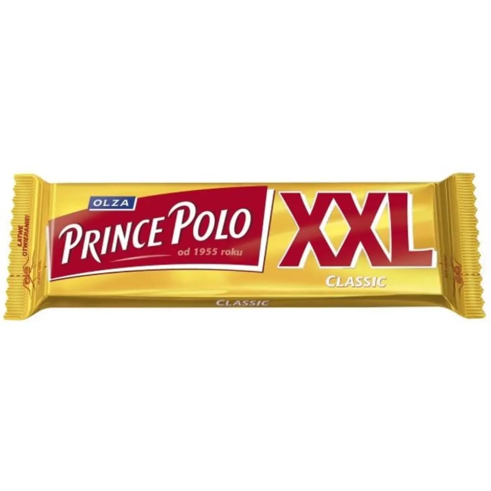 Wafer Bar Prince Polo XXL 45g/1.58oz(Pack of 35) (1.58 Ounce (Pack of 35), Hazelnut)