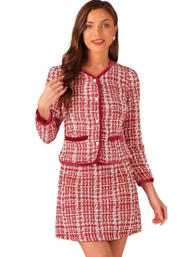 Allegra K Business Suit Set for Women's 2 Piece Outfits