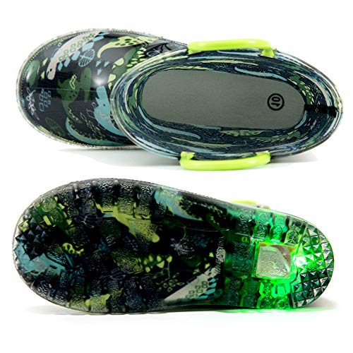 Image of HugRain Light Up Rain Boots for Little Kids